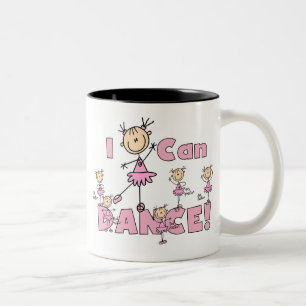 Ich kann Tanz-T-Shirts und Geschenke Zweifarbige Tasse