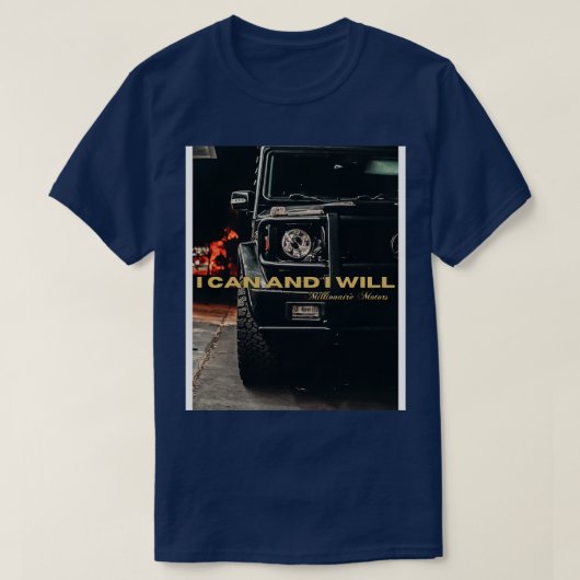 Ich kann und ich werde 1 T-Shirt (Design vorne)