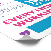 Ich kann und ich werde Motivierend Zitat Poster (Ecke)