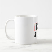 Ich kann und ich werde | Vintager Blick Kaffeetasse (Links)