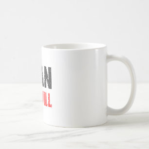 Ich kann und ich werde Vintager Blick Kaffeetasse