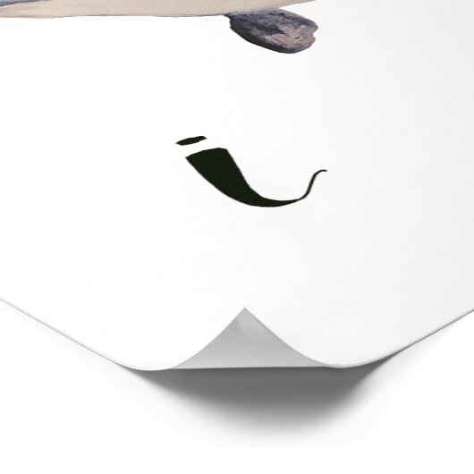 Ich kann und ich Whale Poster (Ecke)