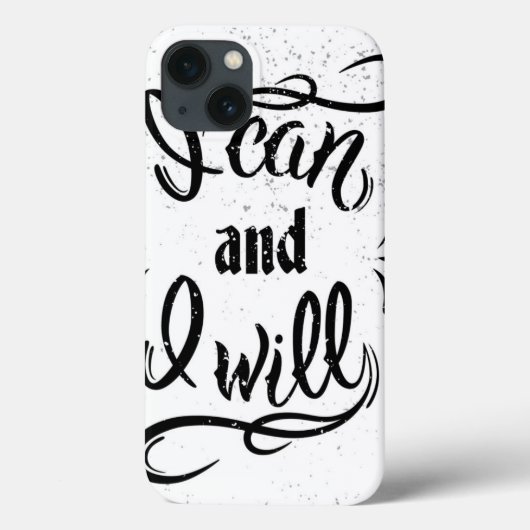 Ich kann und werde Case-Mate iPhone hülle (Rückseite)