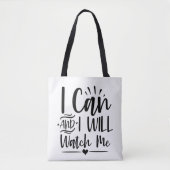 Ich kann und werde mir die Tasche ansehen (Vorderseite)