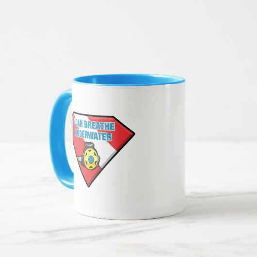 Ich kann unter Wasser atmen Tasse (Vorderseite Links)