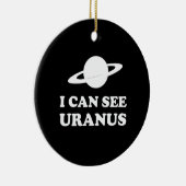 Ich kann Uranus sehen Keramikornament (Rechts)