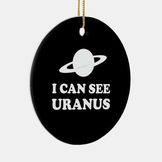 Ich kann Uranus sehen Keramikornament (Rechts)