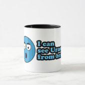 Ich kann Uranus von hier sehen Tasse (Zentrum)