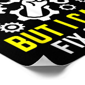 Ich kann viele Dinge reparieren, aber ich kann kei Poster (Ecke)