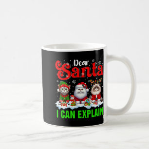 Ich kann Weihnachten drei Weihnachtsmänner-Elf-Kat Kaffeetasse