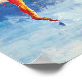 "Ich kann, wenn ich Woll zu" Poster (Ecke)