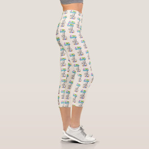 Ich kann Zeit einfrieren Capri Leggings