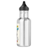 Ich kann Zeit einfrieren Edelstahlflasche (Rechts)