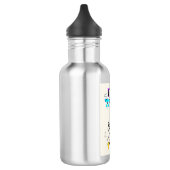 Ich kann Zeit einfrieren Edelstahlflasche (Links)