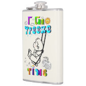 Ich kann Zeit einfrieren Flachmann (Links)