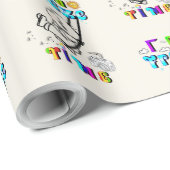 Ich kann Zeit einfrieren Geschenkpapier (Rolleneckpunkt)