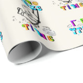 Ich kann Zeit einfrieren Geschenkpapier (Rolleneckpunkt)