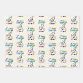 Ich kann Zeit einfrieren Geschenkpapier Set (Vorderseite)