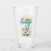 Ich kann Zeit einfrieren Glas (Rückseite)