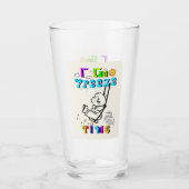 Ich kann Zeit einfrieren Glas (Vorderseite)
