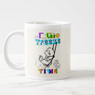 Ich kann Zeit einfrieren Jumbo-Tasse
