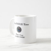 Ich kann Zeit einfrieren Kaffeetasse (Vorderseite Links)
