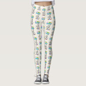 Ich kann Zeit einfrieren Leggings (Vorderseite)