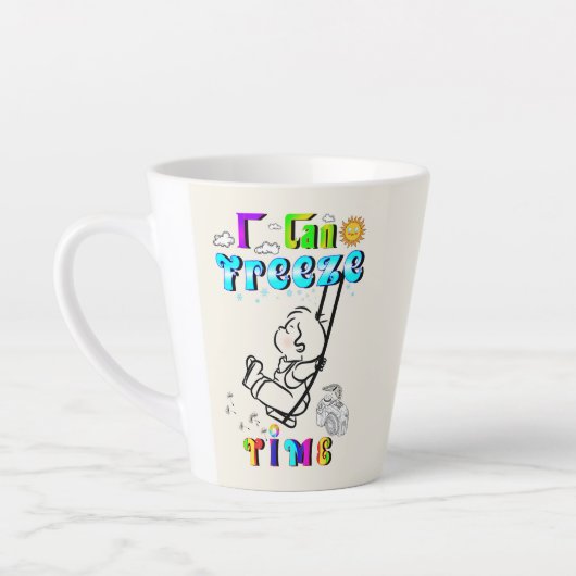 Ich kann Zeit einfrieren Milchtasse (Links)