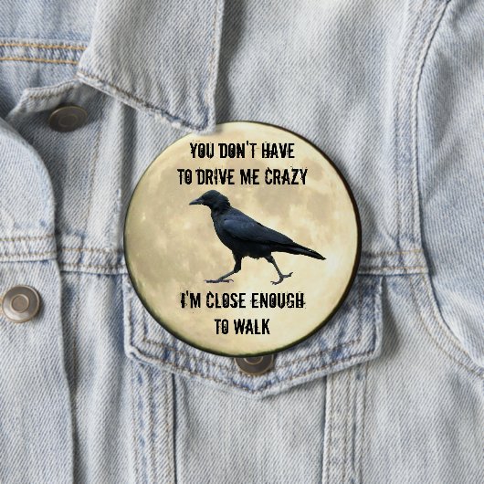 ich kann zu verrücktem vom hier Vollmond gehen Button (Beispiel)