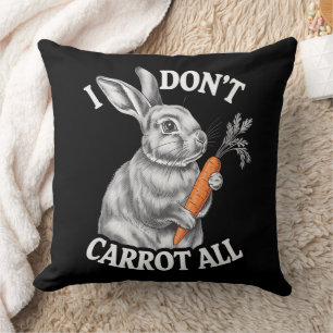 Ich Karotte Nicht Alles Lustige Osterhase Kaninche Kissen