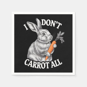 Ich Karotte Nicht Alles Lustige Osterhase Kaninche Serviette
