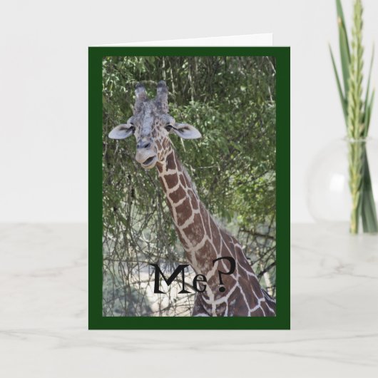 Ich? Karte (Vorderseite)