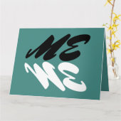 Ich Karte (Gelbe Blume)