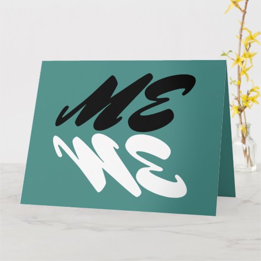 Ich Karte (Gelbe Blume)