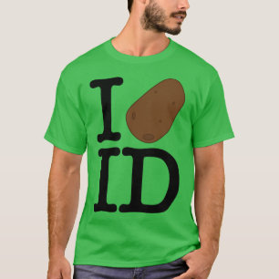 Ich kartoffele Idaho Übergrösse T-Shirt