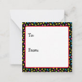 Ich kauen Sie Trex Dinosaur Klassenzimmer Valentin Mitteilungskarte (Rückseite)