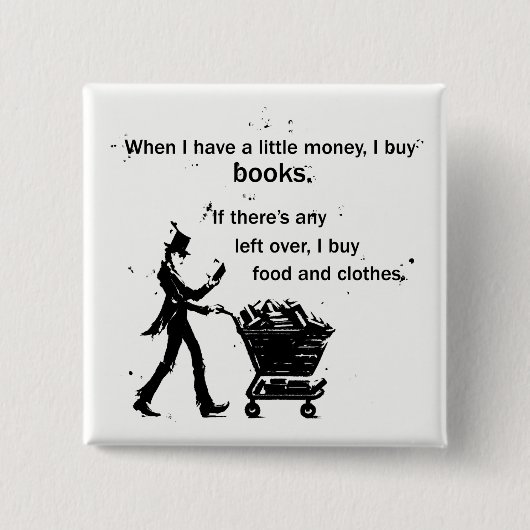 Ich kaufe Bücher Button (Vorderseite)