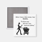 Ich kaufe Bücher Magnet (Vorderseite/Rückseite)