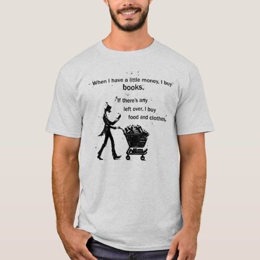 Ich kaufe Bücher T-Shirt (Vorderseite)