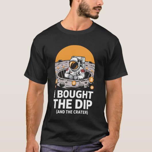 Ich kaufte den Einbruch Lustiger Bitcoin T-Shirt (Vorderseite)
