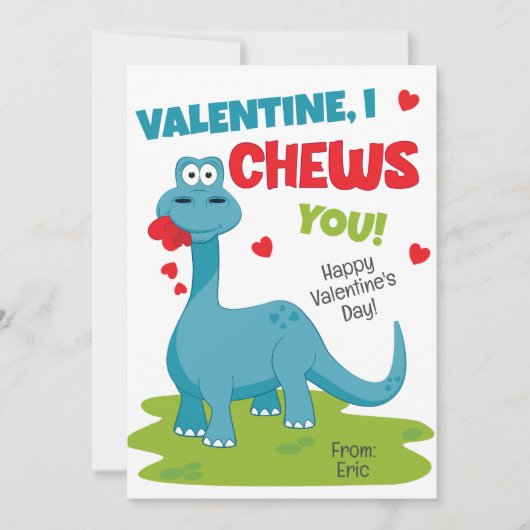 Ich kaut dir den Valentinstag Einladung (Vorderseite)