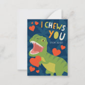 Ich kaut euch! Klassenzimmer Valentine Mitteilungskarte (Vorderseite)