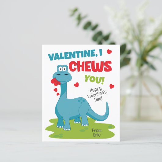 Ich kecke dir Valentinstag-Karte (Stehend Vorderseite)