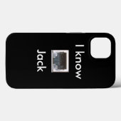 Ich kenne den Ethernet-Netzwerk-Jack Case-Mate iPhone Hülle (Rückseite (Horizontal))
