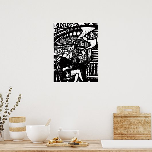 Ich kenne den Traum Poster (Küche)