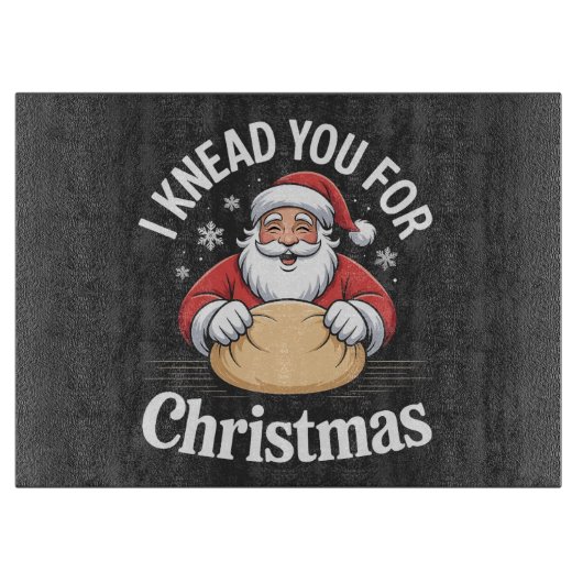 Ich kenne dich für Weihnachtsgebäck Weihnachten We Schneidebrett (Vorderseite)