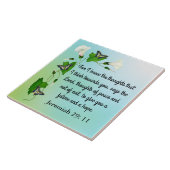 Ich kenne die Gedanken, die ich Bible Verse denke Fliese (Seite)