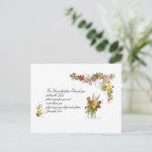 Ich kenne die Pläne für dich Postkarte (Stehend Vorderseite)