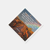 Ich kenne die Pläne Jeremiah 29:11 Bibelverse Serviette (Ecke)