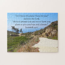 "Ich kenne die Pläne" Jeremiah 29:11 Road Bible Ve